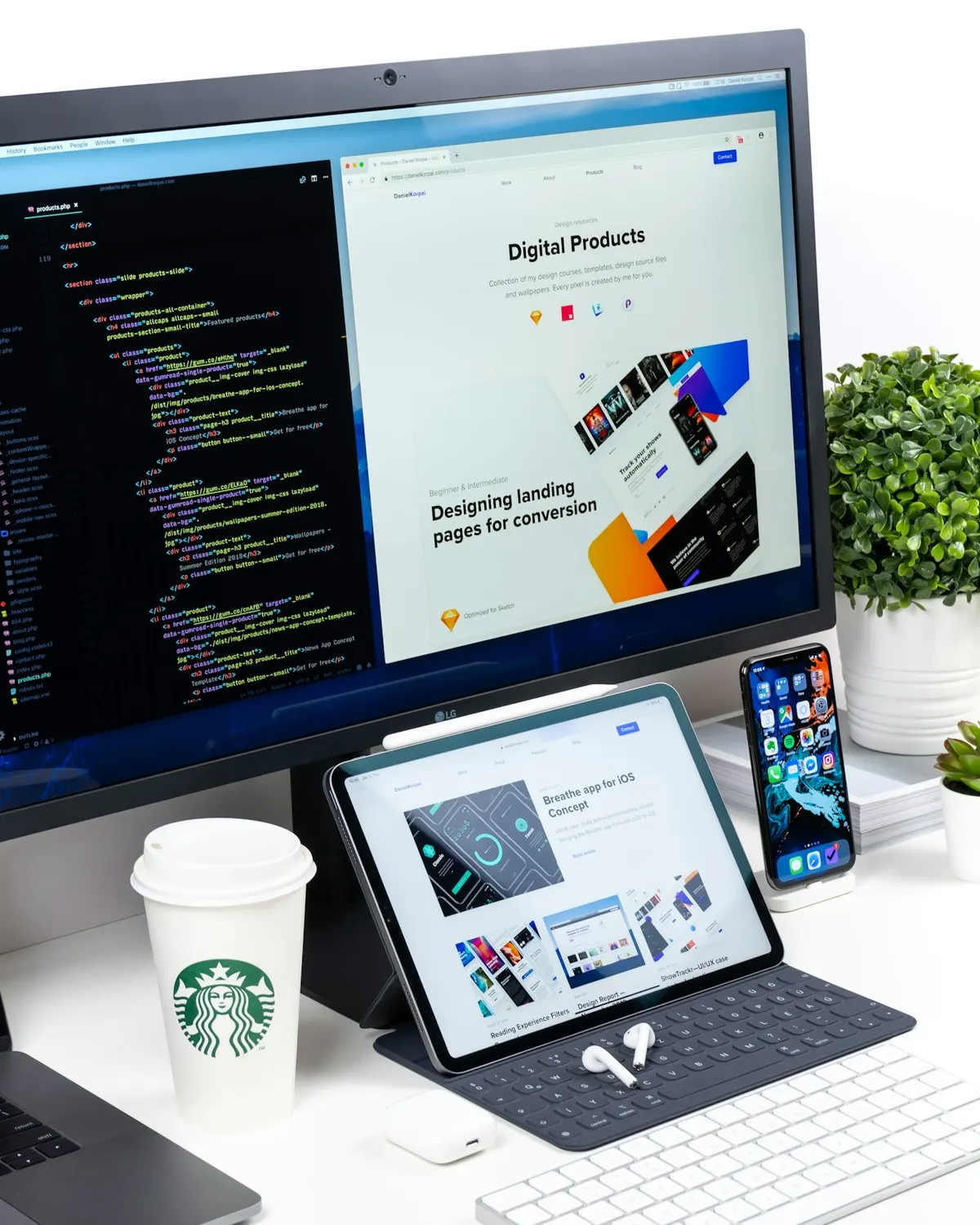 Web design example 1